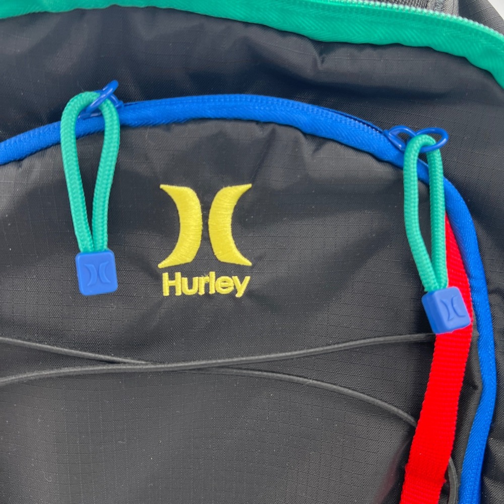 Hurley Terrain Backpack Black Multi Laptop Bag Tech NEW - Picture 3 of 8